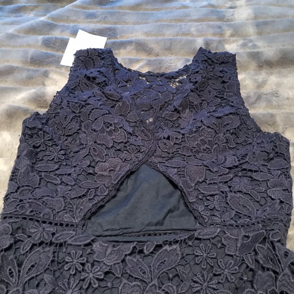 BNWT Joie Navy Blue Lace Dress - Picture 2 of 4